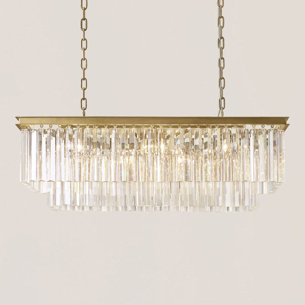 1920s Odeon Rectangular Chandelier