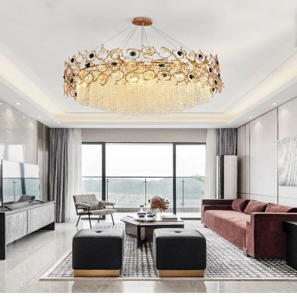 Art Dining Crystal Branch Chandelier