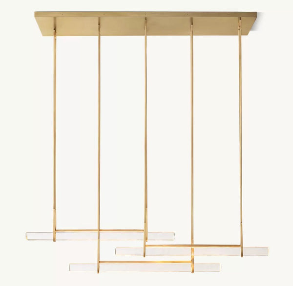 Audubon Triple Bar Linear Chandelier  　