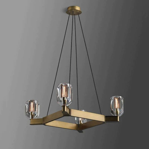 Bluefield Contemporary 4 Lights Square Pendant