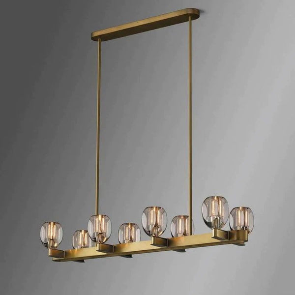 Bluefield Contemporary 8 Lights Linear Pendant