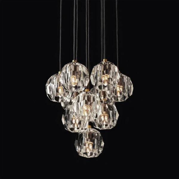 Boule De Cristal Round Cluster Chandelier