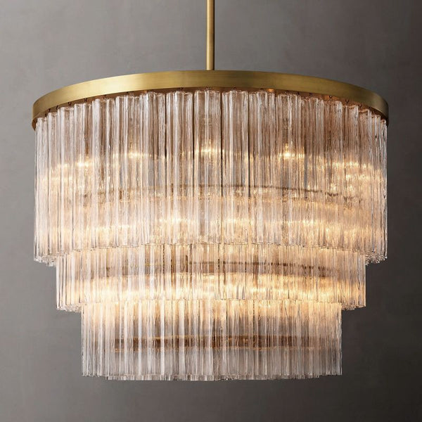 Cielo 3 Tier Round Chandelier 48"