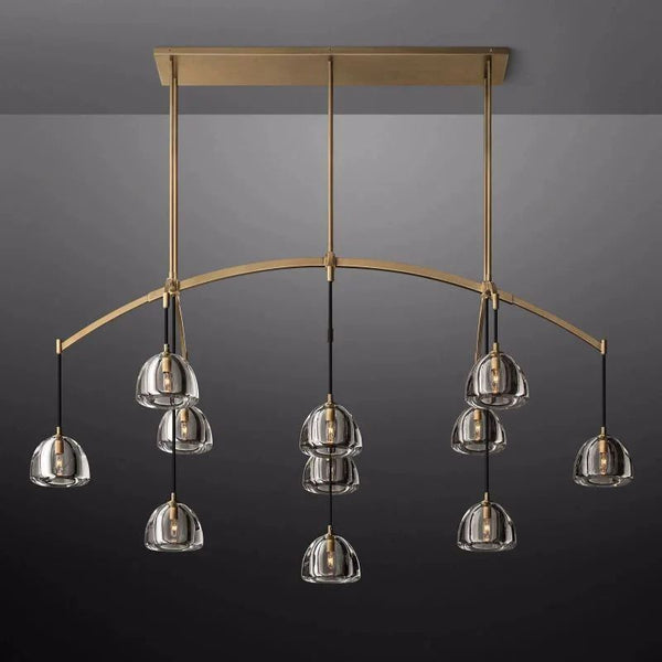 Hemisphere Linear Chandelier 72"