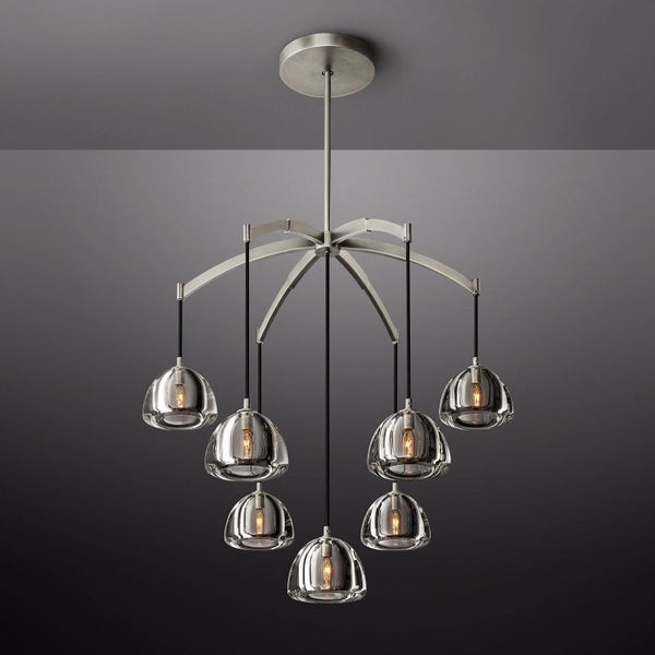 Hemisphere Round Chandelier 36"