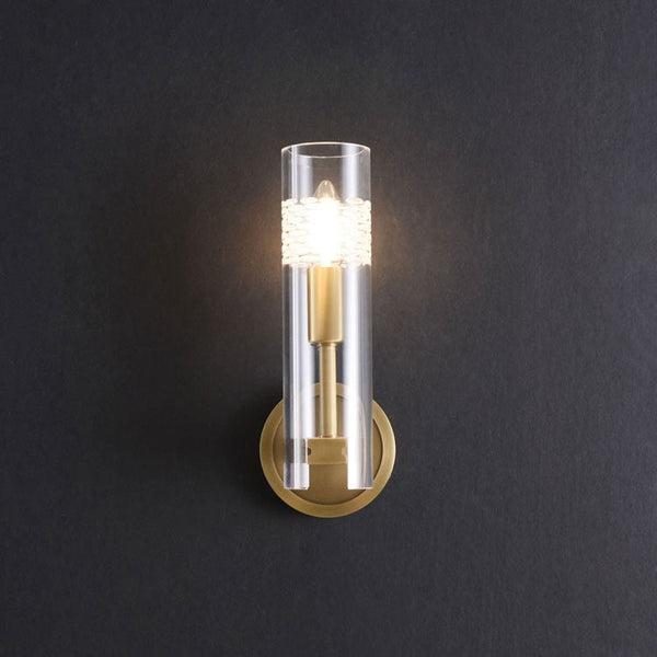 Chamont Brass Kaleidoscope Wall Sconce