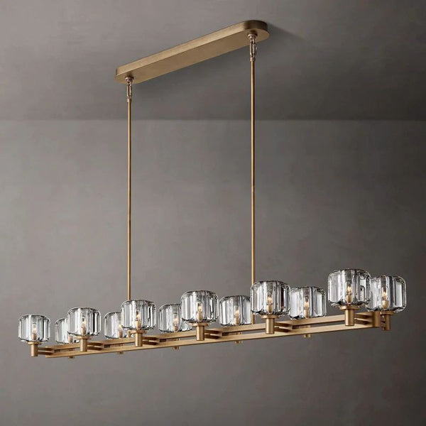 Demaret Double Linear Chandelier 72"