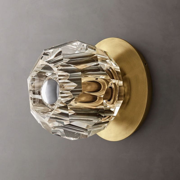 Boule De Cristal Clear Glass Petite Wall Sconce