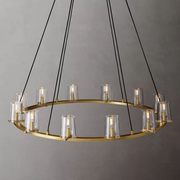 Pauillac Glass Round Chandelier 48"