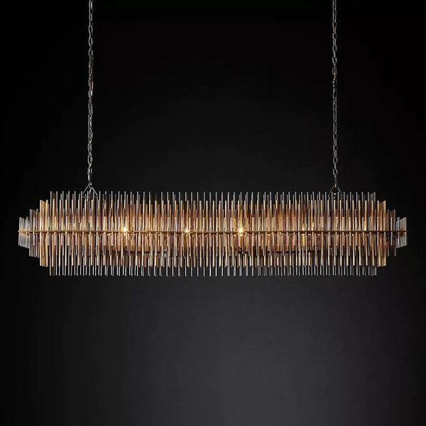 Emile Rectangular Chandelier 54"