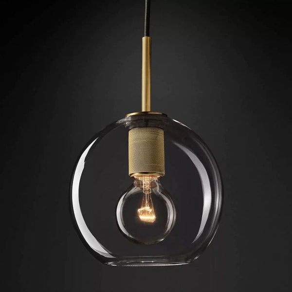 Utilitaire Globe Shade Pendant Light