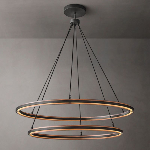 Peralta 2 Tier Round Chandelier 60"