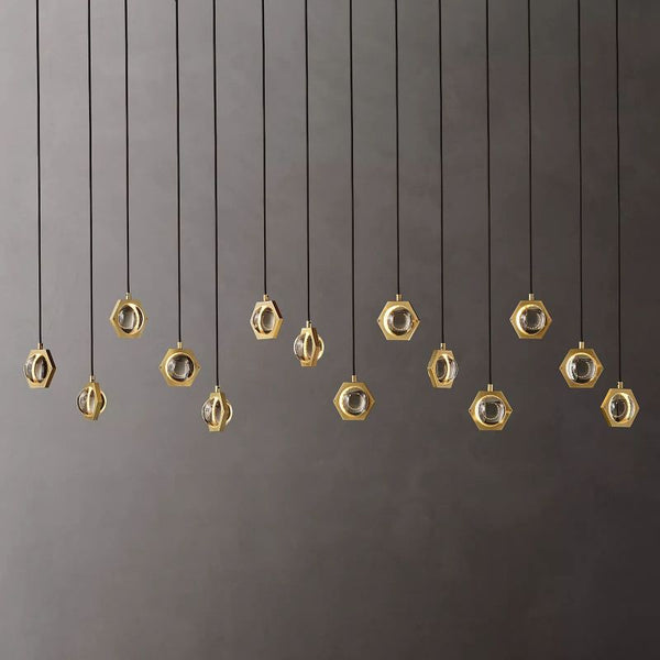 Eclatant Linear Chandelier 72"