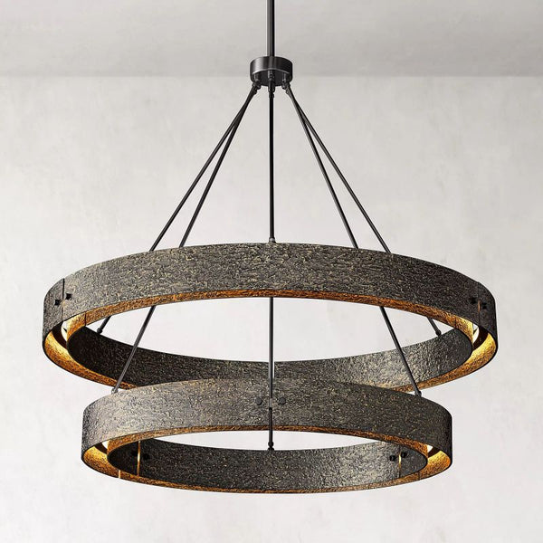 Vouvray 2 Tier Round Chandelier 60"